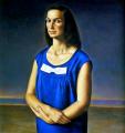 Lisa [Ritratto di Milena] 1956 olio su tela 83x80 cm